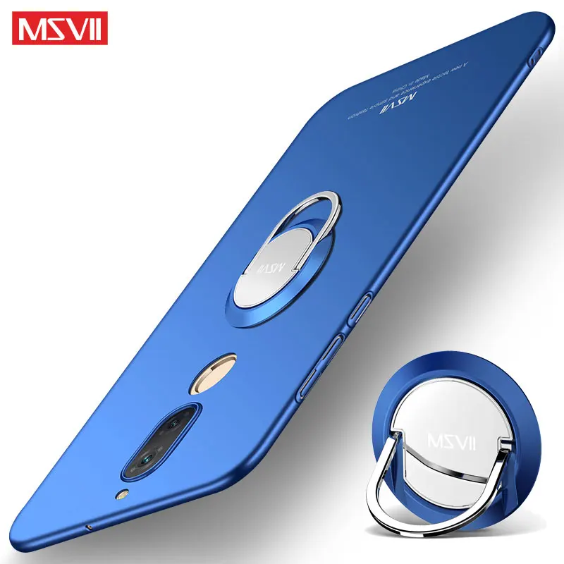 Cover For Huawei Mate 10 Lite Case MSVII Finger Ring Slim Matte Coque Pro Holder Back Pro/Lite |