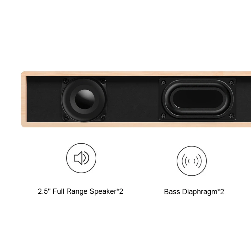 JY Audio A1 Bluetooth ТВ Саундбар беспроводной динамик 2 0 домашний кинотеатр объемный