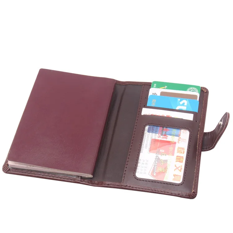 Weduoduo Новый из искусственной кожи Обложка для паспорта мужской кошелек для путешествий кредитной держатель для карт покрыть русский