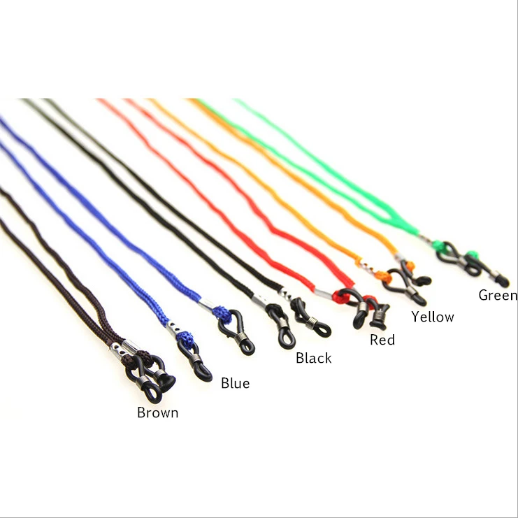 

12 Pcs 6 Colors Glasses Strap Neck Cord Adjustable Eyeglasses String Lanyard Holder Eyeglass Chains Dual Protection Multipurpose