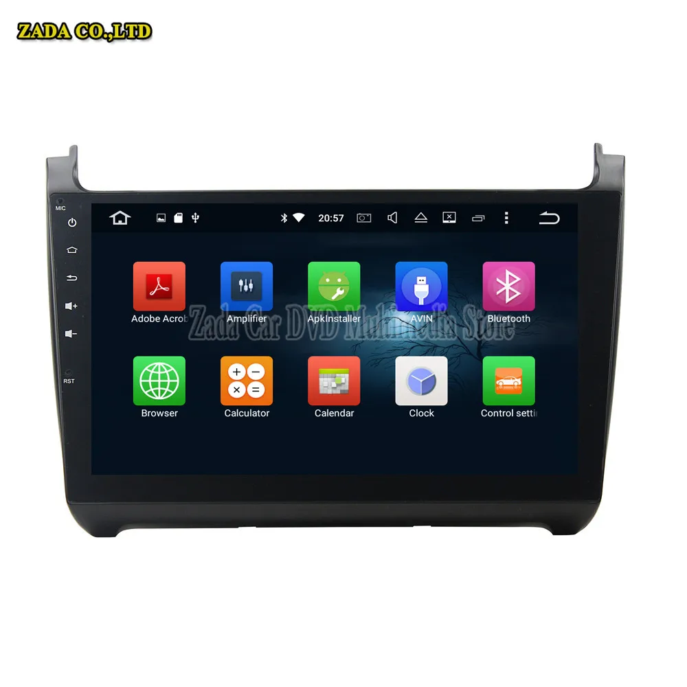 NAVITOPIA 10 1 дюймов 4 Гб + 64 8 Core Автомобильный gps навигация для VW POLO 2015 с Bluetooth/wi fi