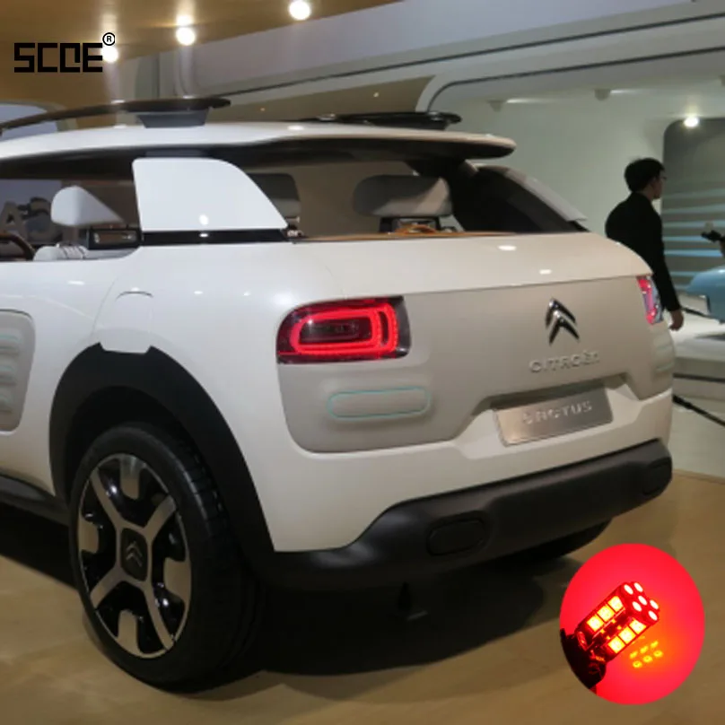 For Citroen C1 C2 C2 Enterprise C3 C3 II SCOE 2X 60SMD LED Brake /Stop