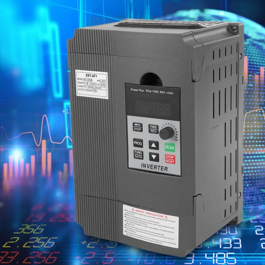 2.2KW 220V однофазный универсальный привод с переменной частотой VFD преобразователь