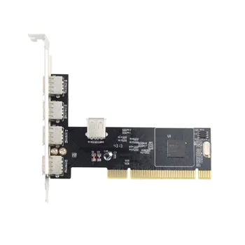 

! 5 PORTS USB 2.0 USB2 PCI CARD Controller Adaptor (VIA) Brand New