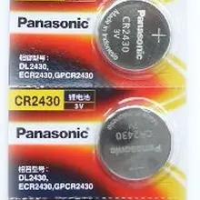 5 шт./лот, новинка, подлинный аккумулятор Panasonic CR2430 3V CR 2430 с кнопкой, автомобильный пульт дистанционного управления, ключ Camry, батарейки для монет