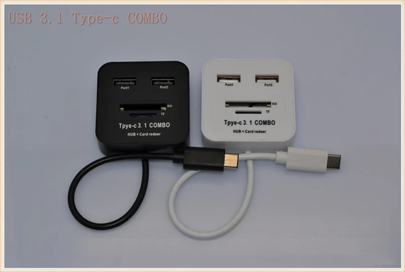 Новые USB3.1 Тип-C Combo Microsd SD TF USB HUB MicroUSB универсальный картридер Дизайн для Ipad Android телефон ПК MacBook