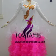 KAKA ТАНЕЦ b1420, Одежда для танцев Костюмы для бальных танцев Стандартный платье для танцев, Вальс Конкурс платье, Для женщин, Костюмы для бальных танцев платье для танцев