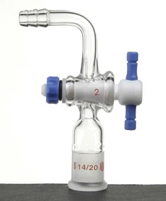 

A711922 synthware, adapter , outer joint, PTFE stopcock, Joint:19/22, Stopcock Bore:2mm