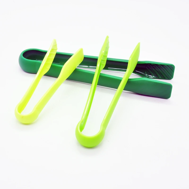 

3Pcs/set Colorful Plastic Bread Clamp BBQ Grilling Tongs Barbecue Clip Food Salad Tong Kitchen Family Tools