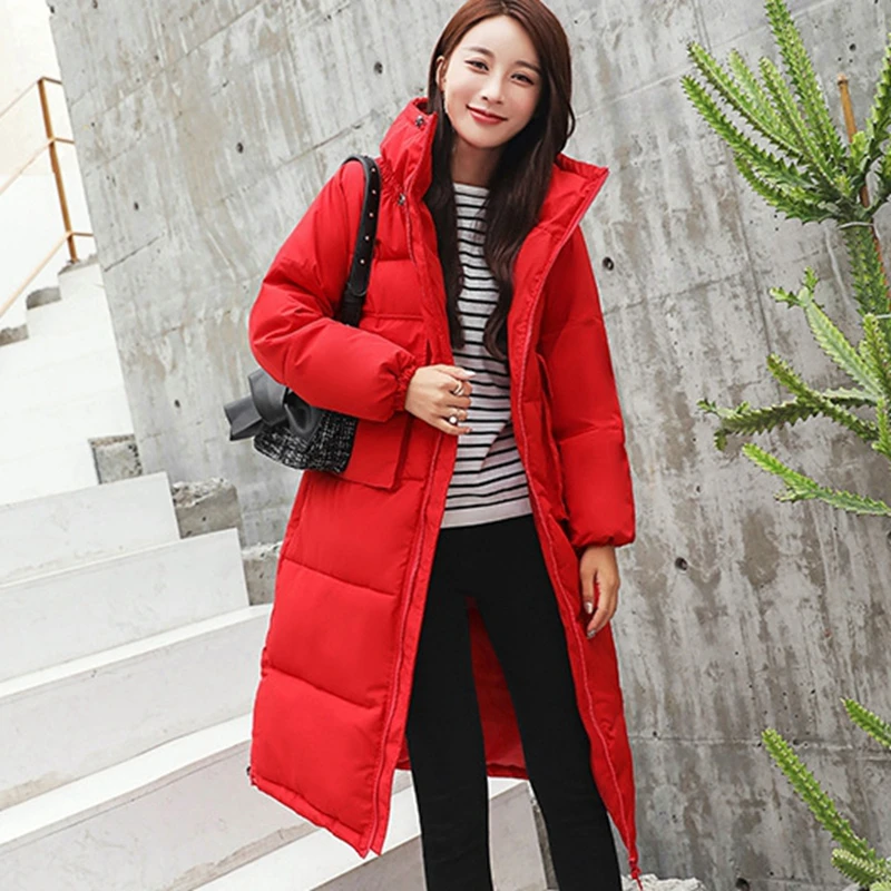 

PinkyIsBlack 2019 New Autumn Winter Coat Women Jacket Long Parkas Woman Clothes Hooded Jacket Women's Winter Jackets And Coats