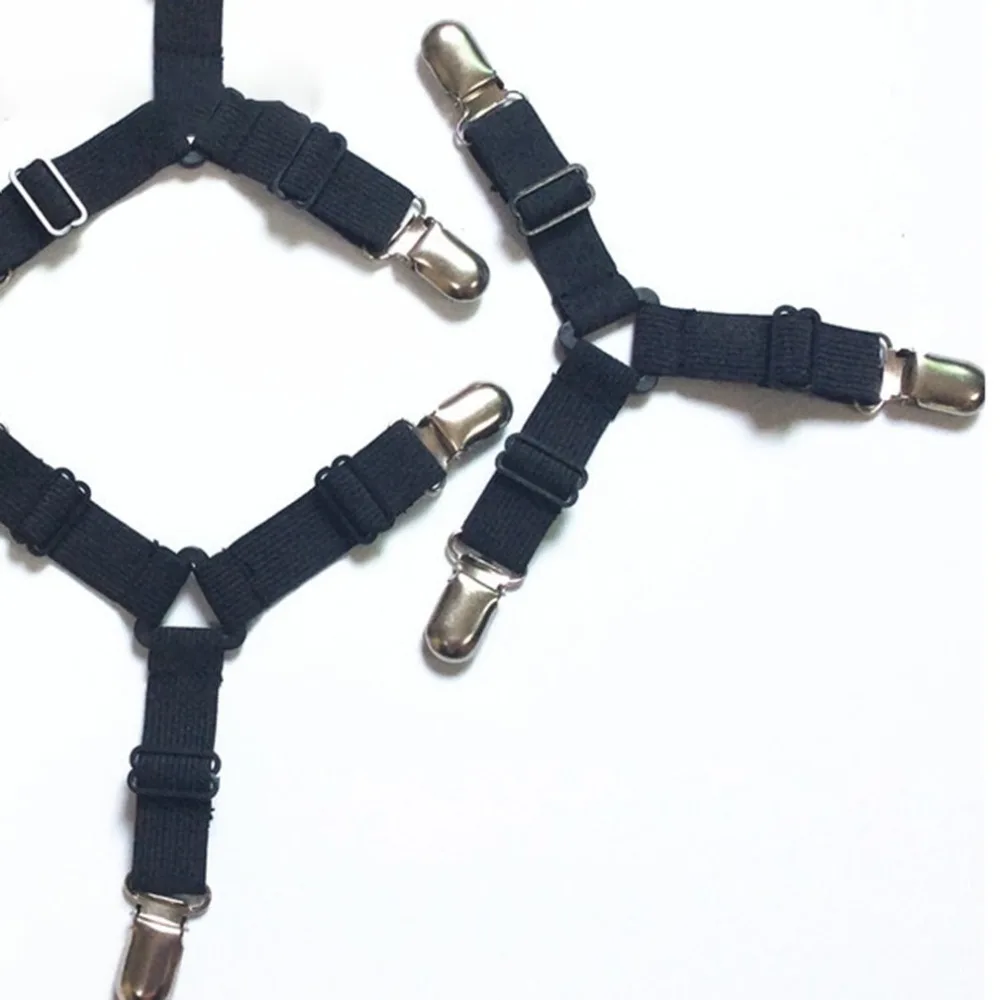 

1PC Anti-skid Clasp Retaining Clip Tablecloths Bedspreads Sheets Fixed Clips Buckle Elastic Slip-resistant Belt