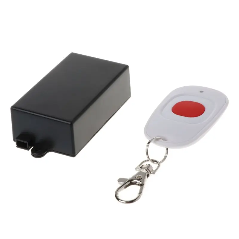 

1Set 12V 315MHz/433MHz Universal LED Light Gate Door Garage Switch Wireless Receiver Transmitter Module with One Button Remote C