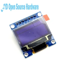 0,96 дюймов IIC Серийный желтый синий OLED дисплей модуль 128X64 IEC SSD1306 12864 плата с ЖК-экраном GND VCC SCL SDA 0,9" для Arduino