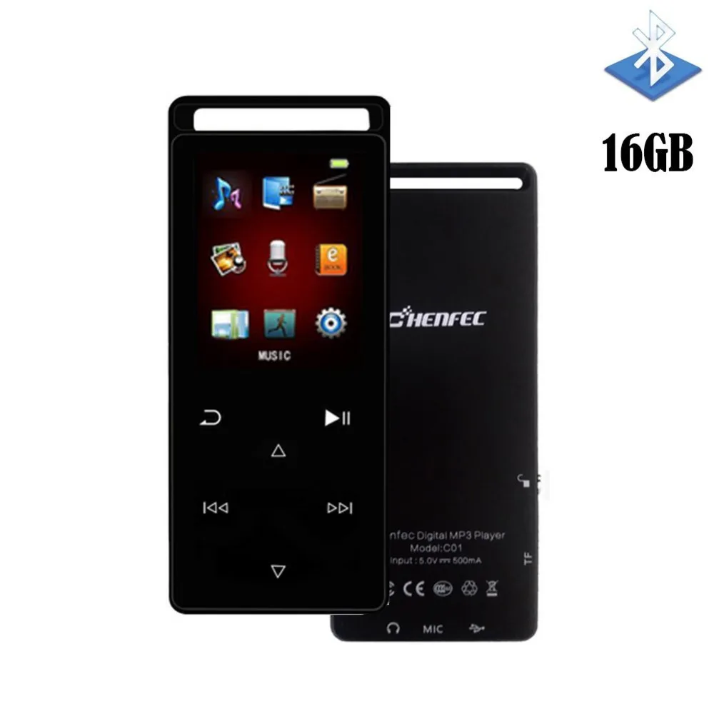 MP3 плеер с поддержкой Bluetooth 16 ГБ музыкальные плееры 1 8 дюймовый TFT экран проводными