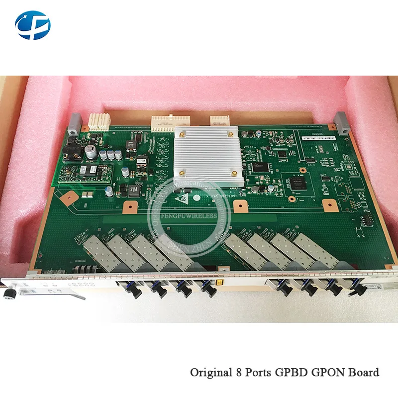 

original best quality 8 Ports GPBD GPON Board with 8pcs class B+ c+ C++ SFP modules for MA5680T / MA5683T / MA5608T OLT