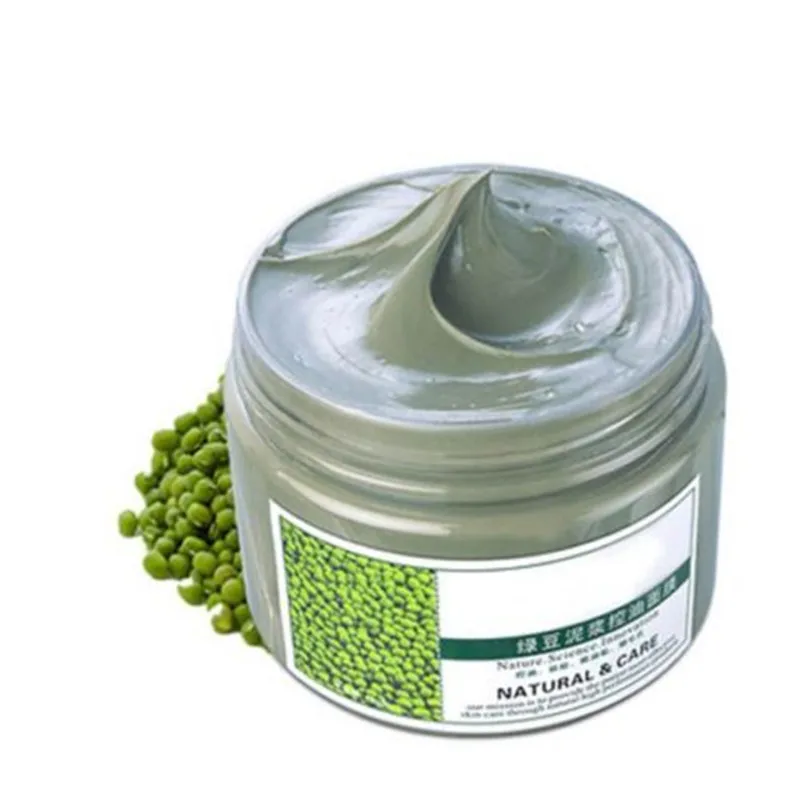 

Mung Bean Mud Oil Control Acne Mask Clean Treatment Blackhead Remove Skin