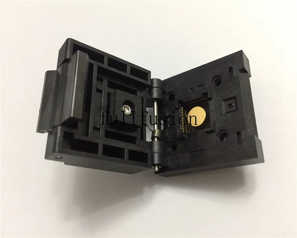 QFN 64BT 0.5 01 QFN64P IC тестовое гнездо 0 5 мм шаг 9X9 с заземлением контактный ожога в