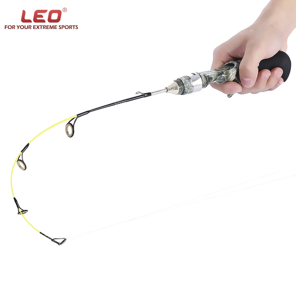LEO Professional Type Ice Fishing Rods Pole Fish Rod Fiber and EVA