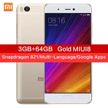 Original xiaomi mi5s mi 5 s 3 gb ram 64 gb rom löwenmaul 821 Quad Core 5,15 “Zoll 1920×1080 P Fingerprint ID MIUI 8 Mobile telefon