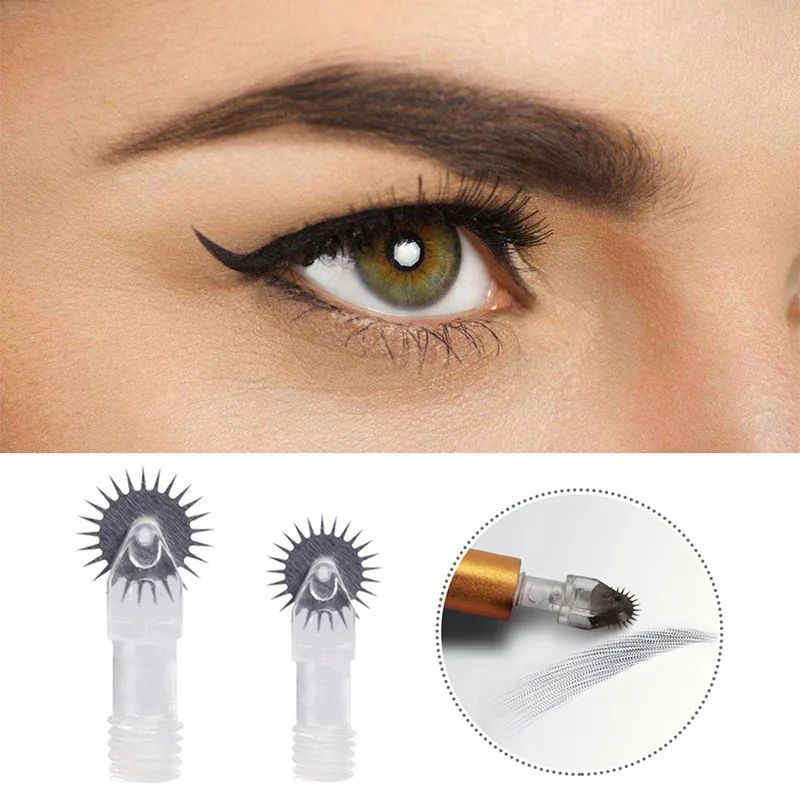 

Newest Disposable Roller Microblading Needle Tattoo Eyebrows Fog Embroidery Pin Fit For Permanent Makeup Micro Manual Pens