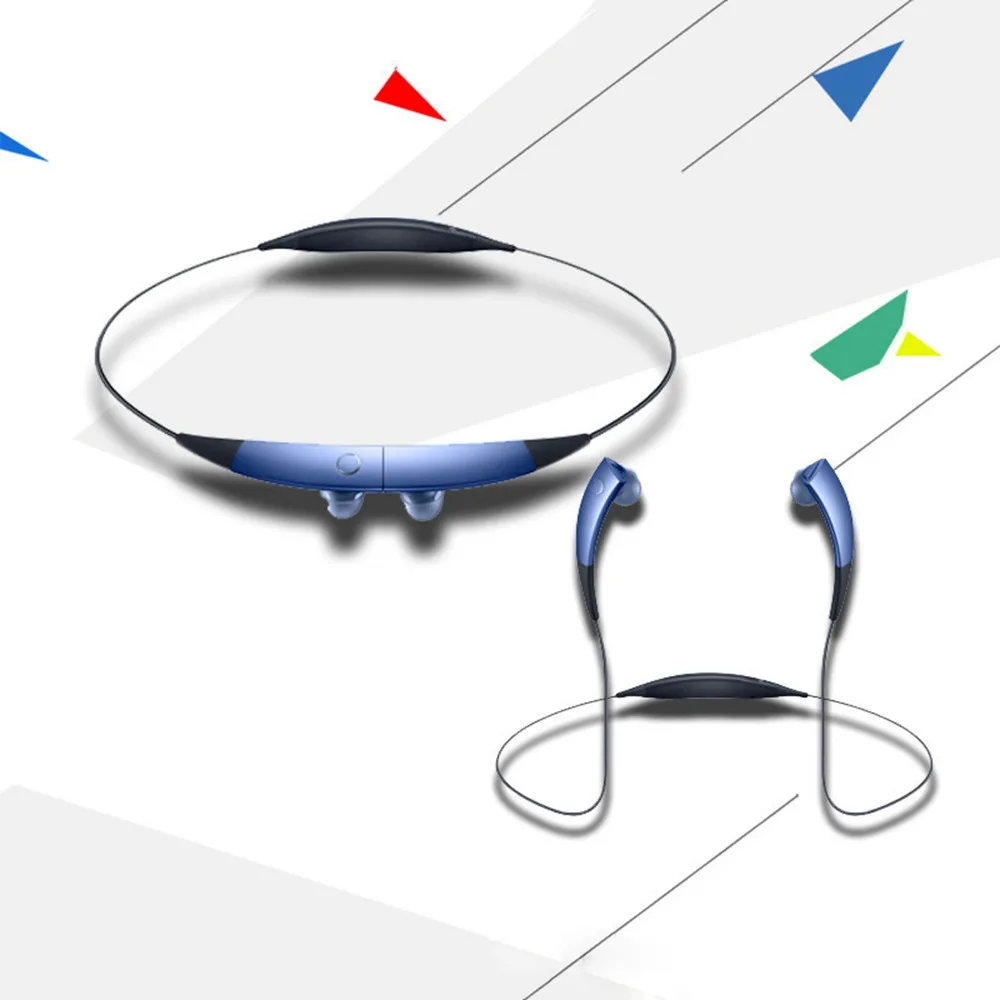 Pаспродажа Вибрационный шейным гарнитура спортивные стерео Шестерни круг Bluetooth гарнитура SM R130 Беспроводной наушники спортивные для samsung LG Xiaomi