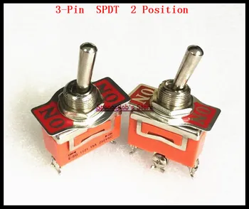 

5pcs/Lot 3-Pin SPDT 2 Position ON-ON 15A 250VAC Toggle Switch 1121 Miniature Toggle Switches