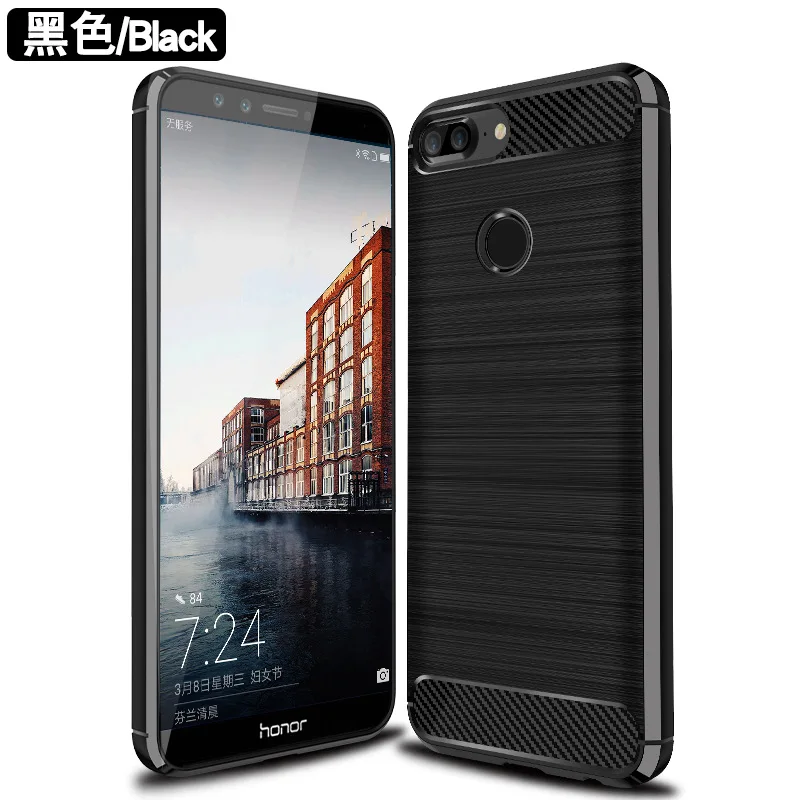 

huawei honor 10 lite case new Luxury Slim Brushed Pattern Rugged Protective Back Cover TPU Silicone for huawei honor 10 lite