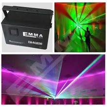 Быстрая 7 Вт анимация RGB высокой мощности лазерный сценический свет