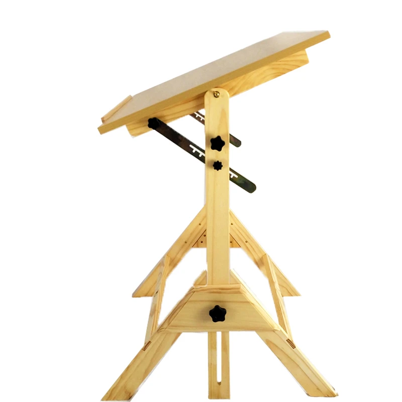Caballete de importación de pino, tabla de para estudiantes, mesa de dibujo de ingeniería profesional, elevación basculante, CAD|Caballetes| - AliExpress