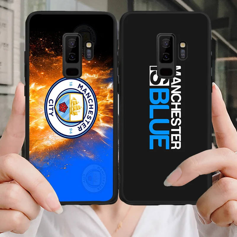 

Yinuoda Phone Case For Manchester City F.C Galaxy J2RIME J2Pro J4plus J6(2018) Black Soft TPU Case For Samsung A6 A7 A8 A9(2018)