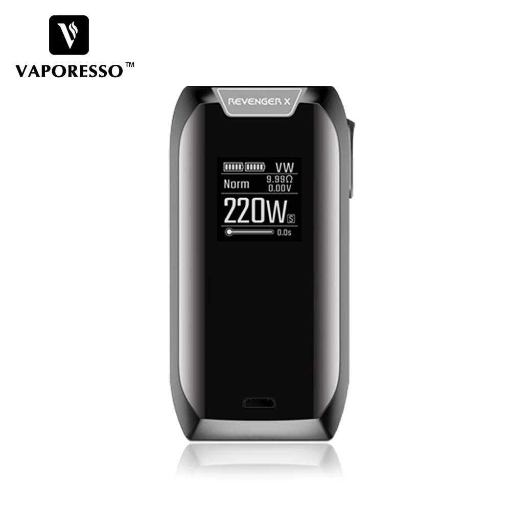 Original Vaporesso 220 w vengador X cigarrillo electrónico Mod caja Mod ajuste NRG tanque NRG Mini tanque GT cCELL bobina con pantalla táctil - 3