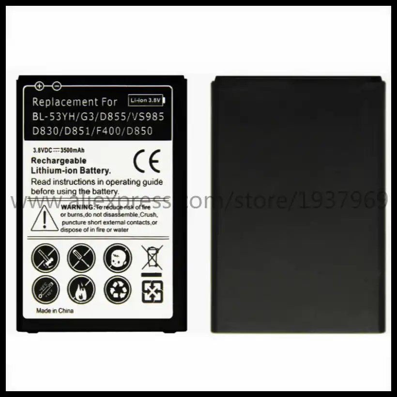 For Lg G3 Battery Batarya Bateria Bl53yh Bl 53yh Replacement Battery For Lg G3 D855 F400s K L D830 D850 Vs985 D850 Battery Battery For Battery For Lgbattery For Lg G3 Aliexpress