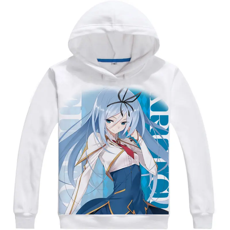 

Undefeated Bahamut Chronicle Hoodie Anime Lux Arcadia Cosplay white hoodies Cute Sweatshirts Japanese Cartoon Fans