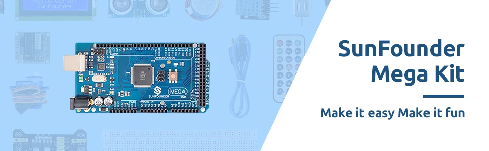 Стартовый набор для проекта sunfower Mega 2560 R3 для Arduino UNO R3 Mega2560 Mega328 Nano+ 26 учебников+ светодиодный+ резистор+ CD