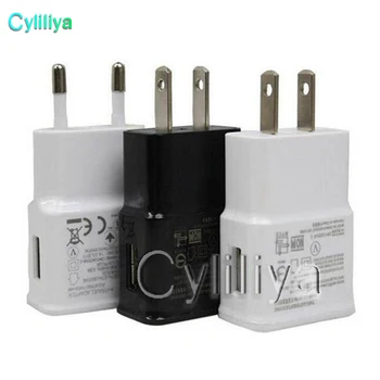 

50PCS USB Wall Charger 5V 2A Home Travel adapter EU US Plug Charger AC Power Adapter for Samsung Galaxy S3 S4 S5
