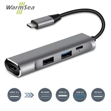 Usb type C type-C концентратор для HDMI 4K USB 3,0 2,0 Thunderbolt 3 адаптер Dex станция для samsung Galaxy Note 8 S8 S9+ MacBook pro