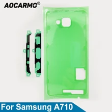 Aocarmo ЖК-дисплей экран клейкая задняя крышка батарейного отсека наклейка клейкая лента для samsung Galaxy A710 A710F A7