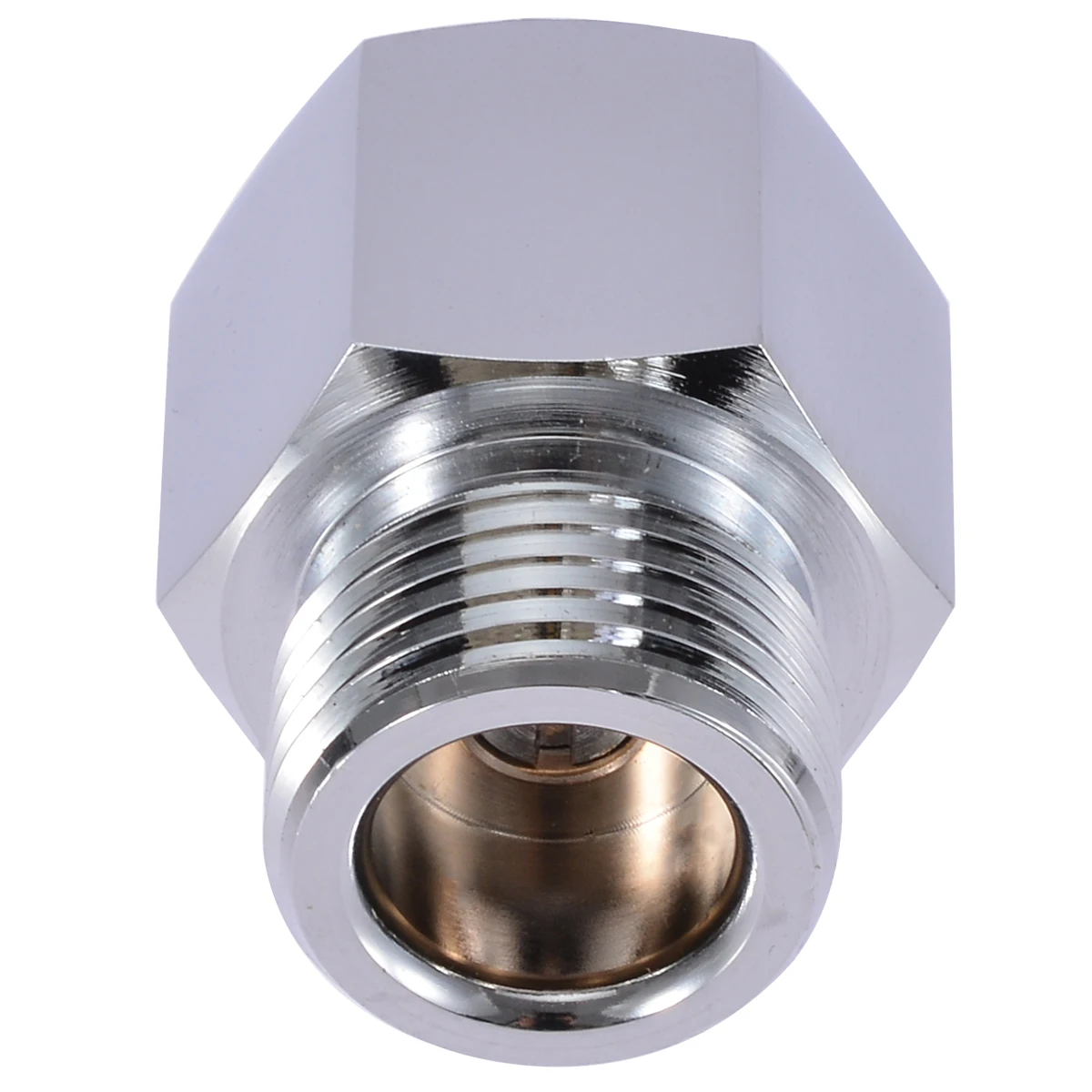 Silver Cylinder Converter Adapter For Aquarium Fish Tank CO2 Regulators Column Aquarium Supplies 3.6cm x 2.5cm