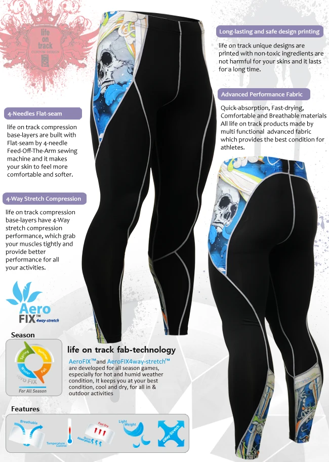 Для мужчин спортивные штаны сжатия плотные длинные мотобрюки тренировки Йога Emonder 3D принты Открытый Бег эластичные быстросохнущая нижн