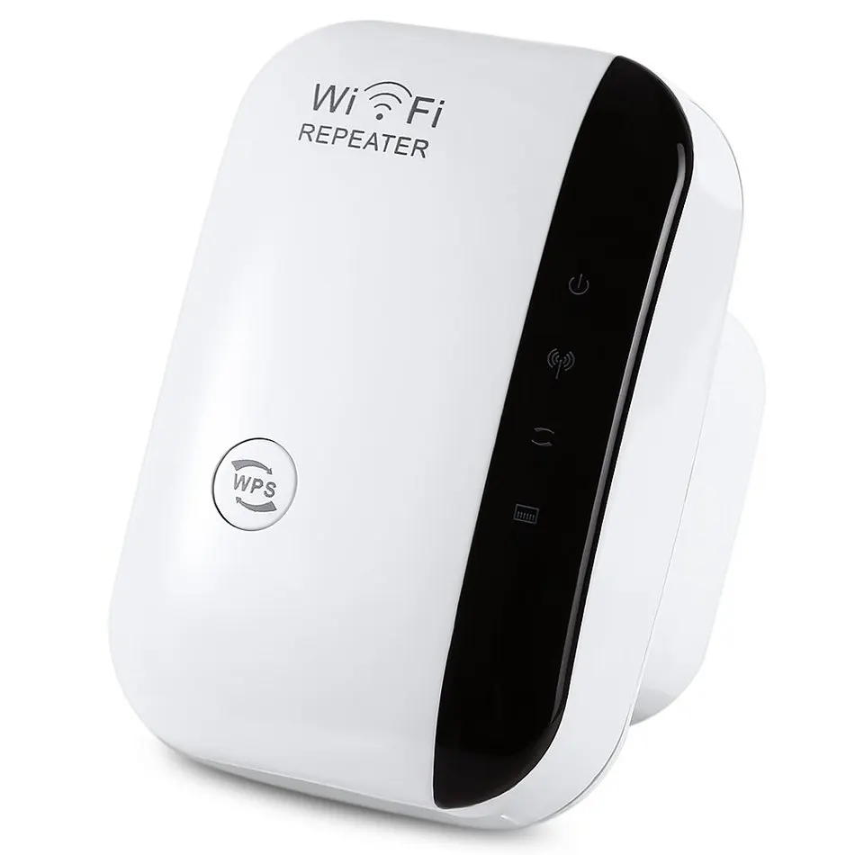WR03 WiFi Repeater Portable 300Mbps Wireless Router Signal Booster Extender with Wall in Socket Support 2.4GHz WLAN Networks