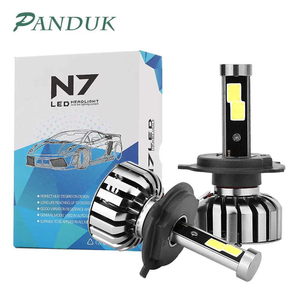 

PANDUK LED Car Headlight N7 8000 High Luminous Auto Bulb H1 H3 H4 H7 H13 880 H27 HB1 HB3 9006 HB4 HB5 Car Styling Lamp