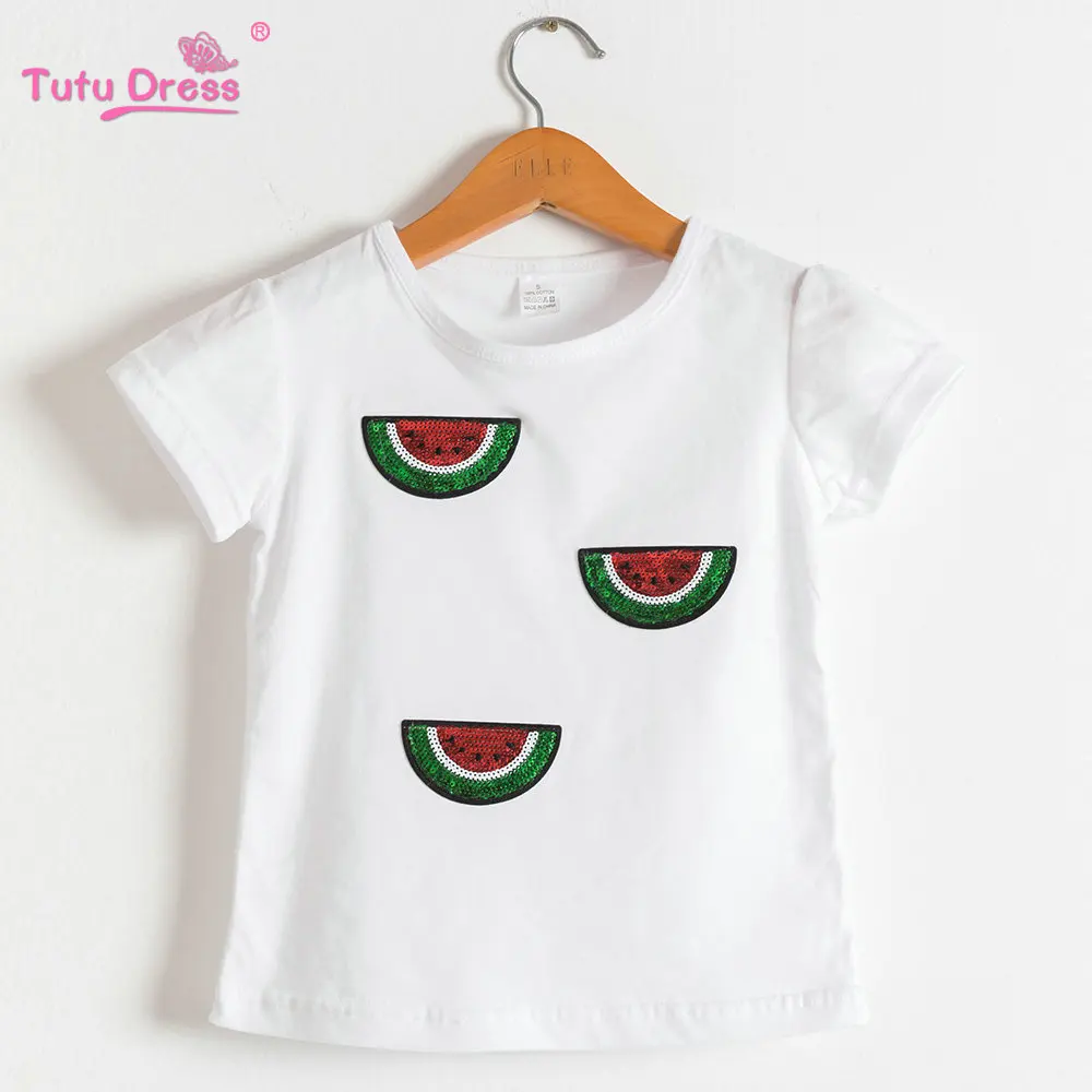 Buy Watermelon Sequin 100 Cotton Children T shirt