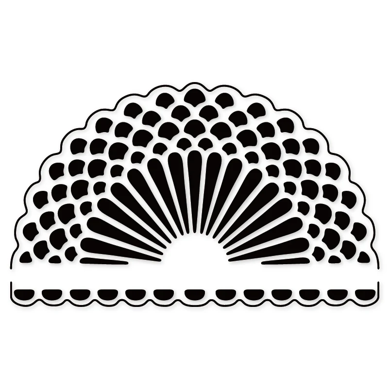 

2pc scallop Border Corner 127*75mm Metal Cutting Dies Scrapbooking Album Cuts for DIY Card making stencil Embossing Die New 2019