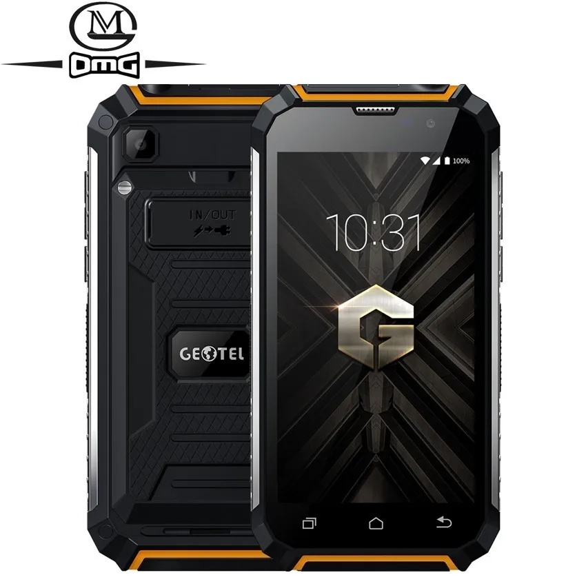 Geotel G1 7500 мАч портативное зарядное устройство для смартфона 5,0 "Andriod 7,0 MTK6580A четырехъядерный мобильный телефон 2 Гб + 16 Гб 8.0MP телефоны gps 3g
