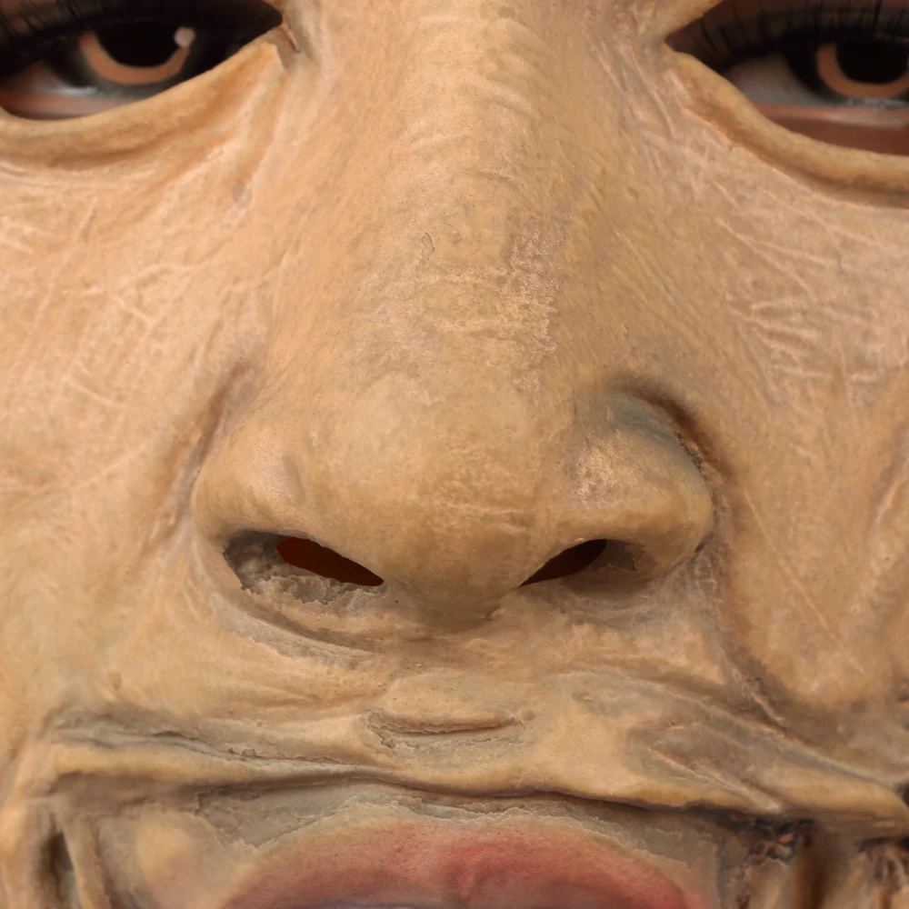 The Texas Chainsaw Massacre Leatherface Masks Scary Movie Cosplay Halloween Costume Props High Quality Toys Party Latex mask (42)