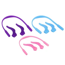 3 комплекта детские спортивные очки с эластичным силиконовым ремешком для очков+ нескользящий держатель для ушных крючков