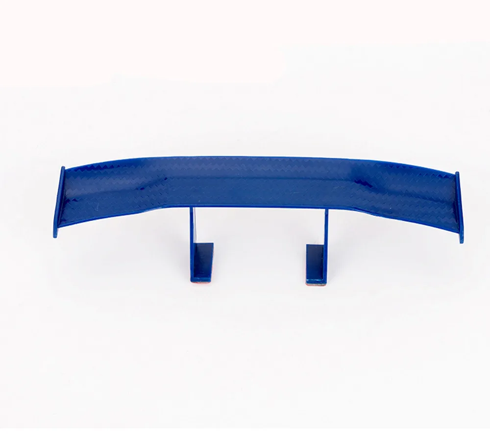 Автомобильный-Стайлинг 6,7 дюймов Универсальный Автомобильный задний крыло карбоновый дешевый спойлер Мини авто украшение из волокна td1020 Прямая поставка - Цвет: Синий