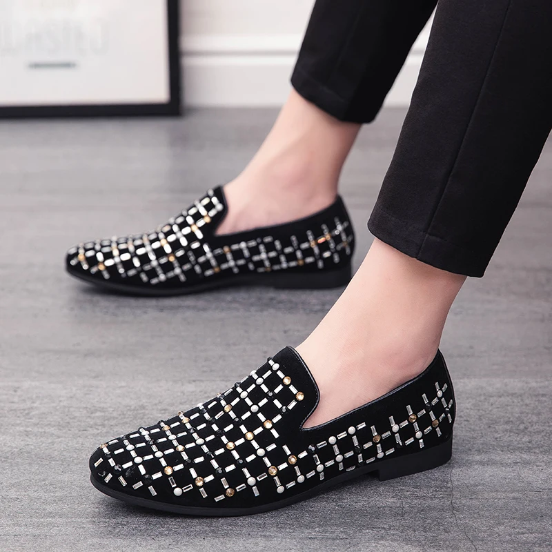 Men Shoes fashion Men Loafers breathable Autumn Men's Flats Driving Shoes club party Man Casual shoes Sapatos Tenis Masculino 4