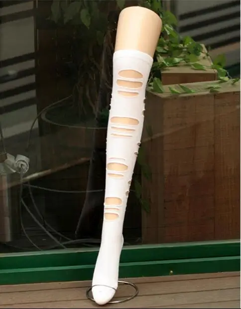 Женские хлопковые сексуальные чулки до колена в готическом стиле панк ЛОЛИТА