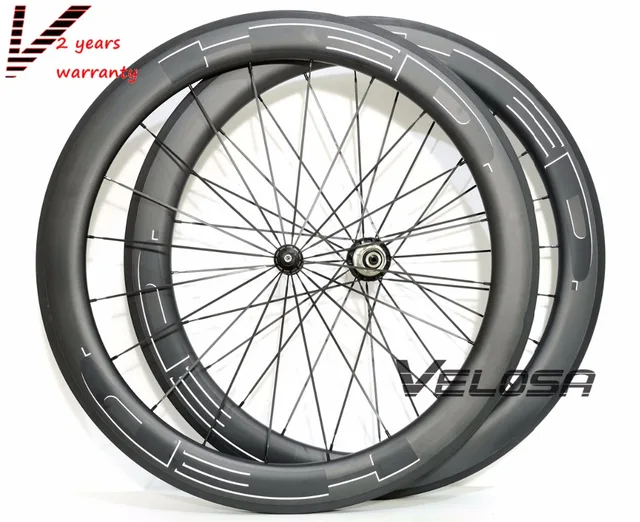 Best price at $351 Cheap HED 60mm road bike wheelset, 60mm clincher/tubular ,700C road bike carbon wheel